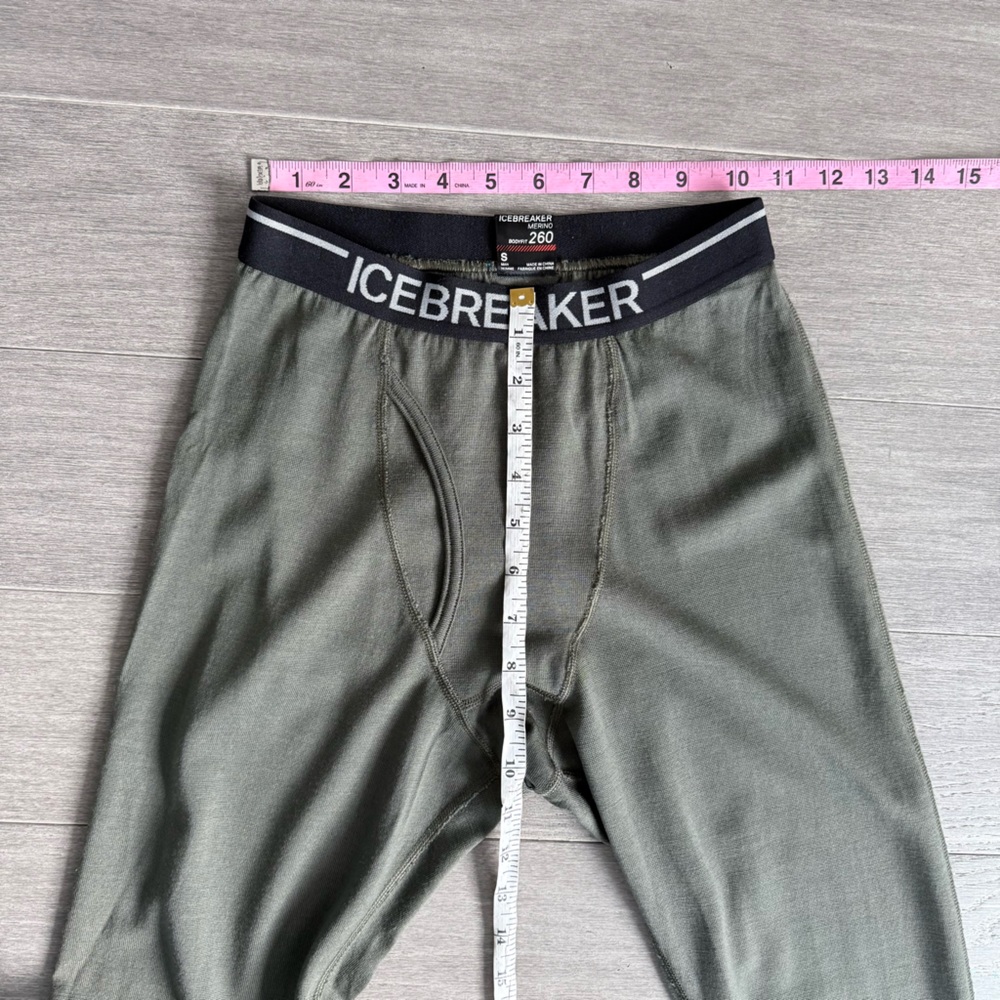 Icebreaker Men’s 260 Bodyfit Thermal Leggings Base Layer Merino Wool Pants S - Picture 13 of 14